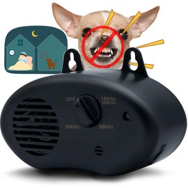 UTHBVSVK Dispositivo Ultrasónico Antiladridos, Dispositivos de disuasión para Perro Recargable, con 3 Modos de frecuencia, Dispositivo antiladridos para Perro casa Interiores y Exteriores