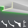 HEXIM LED Stucco Moulding Pattern – Indirect Lighting with Ceiling