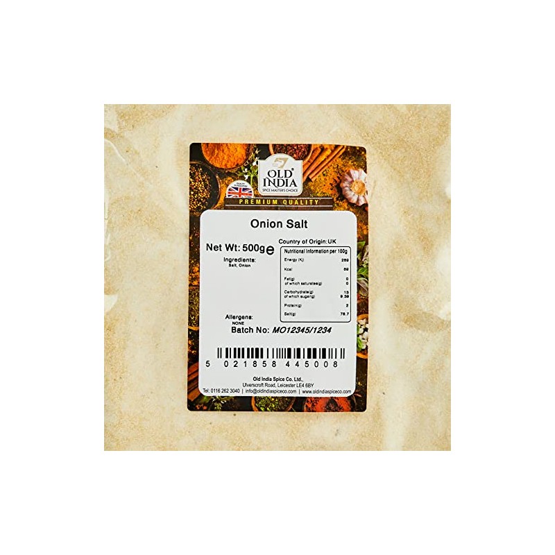 Old India Onion Salt 500g