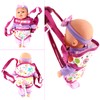 deAO Kids Baby Doll Stroller Nursery Role Play Set with