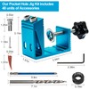 Pocket Hole Jig Kit Dowel Drill Joinery Screw Kit Carpenters