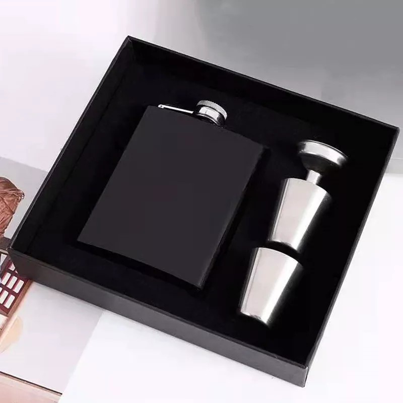 MARZSEFLO Set Licorera De 8 Oz,ánfora Rocker Acero Inoxidable