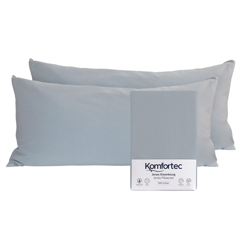 Komfortec 100% cotton cushion covers, set of 2, 40 x