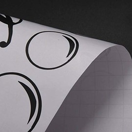 REFURBISHHOUSE SOAK RELAX ENJOY Bathroom Wall Art Quote Sticker Vinyl Decal Home Art Decoration: black