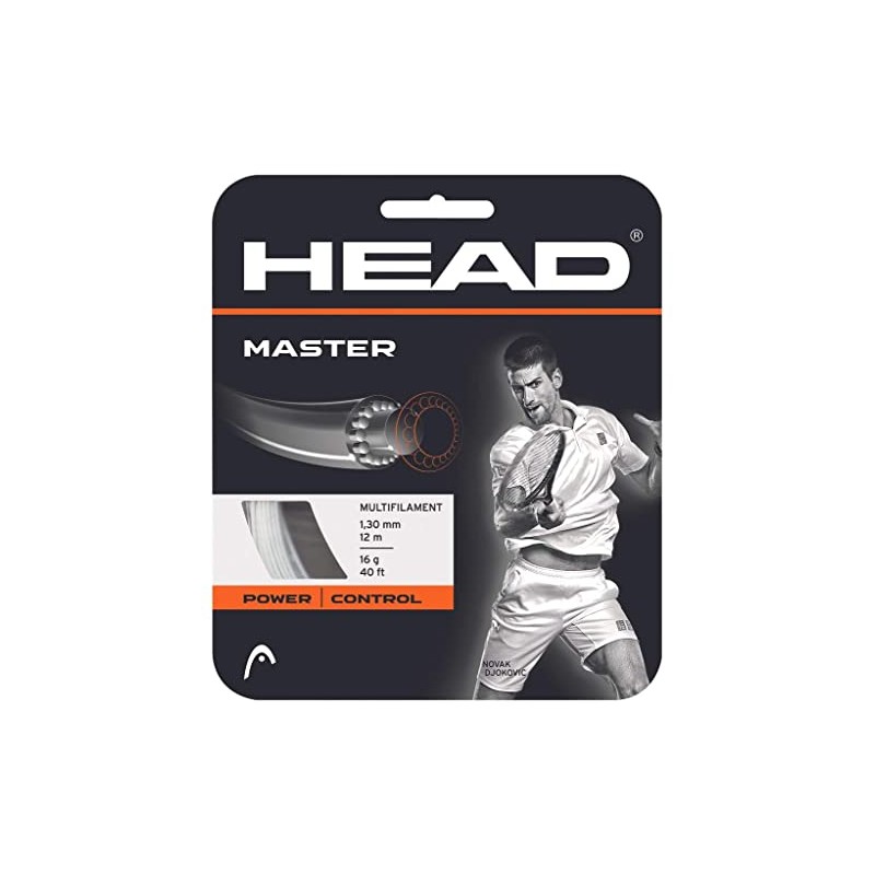 HEAD Unisex Adult Master Tennis String, Natural, 16L