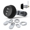 Combi-Cam Combinated Lock 7850R - Large Black Cam Lock |