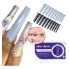Tip Coffin Extra Largo Xxl 360 Piezas Uñas Acrilico