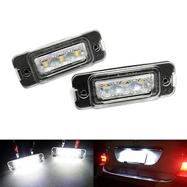 RZG 2x LED License Plate Light White Canbus for MB W164 X164 W251 M GL R Class