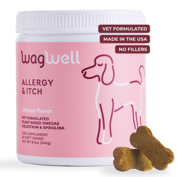 WagWell WagWell Allergy and Itch Chews C Chicken Flavored Dog
