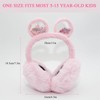SUGSHYN Ear Warmers Children's Earmuffs Made of Soft Plush Girls