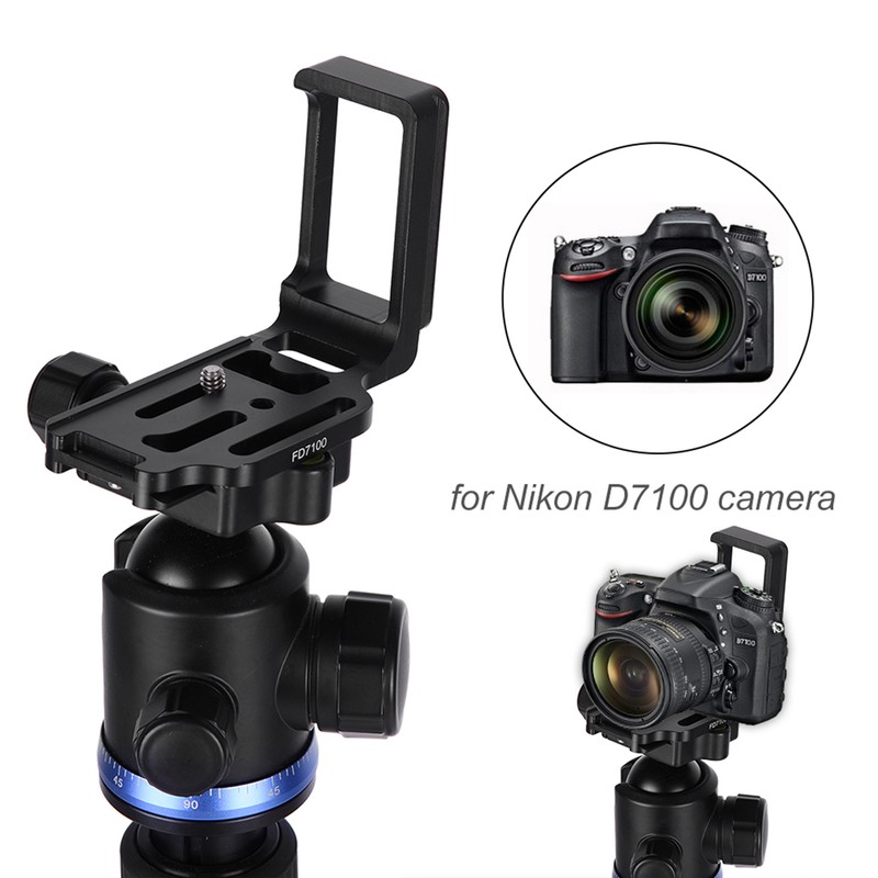 Quick Release Aluminium Alloy Vertical L Plate Bracket Hand Grip