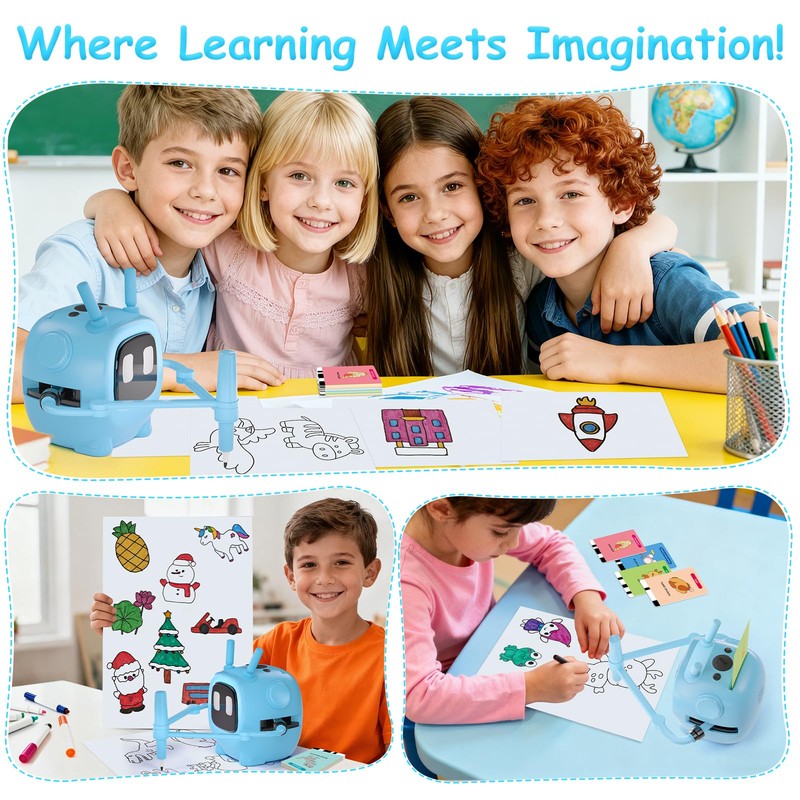 Art Enlightenment Drawing Robot: Educational Interactive Learning Toy for Kids