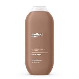 Sandalwood Vetiver 방법 남성 바디워시 샌달우드 베티버 파라벤 및 프탈레이트 프리 18 (1팩) [Sea Surf] Method Men's Body Wash Sandalwood Vetiver Paraben and Phthalate Free 18 (1 Pack) [Sea Surf]