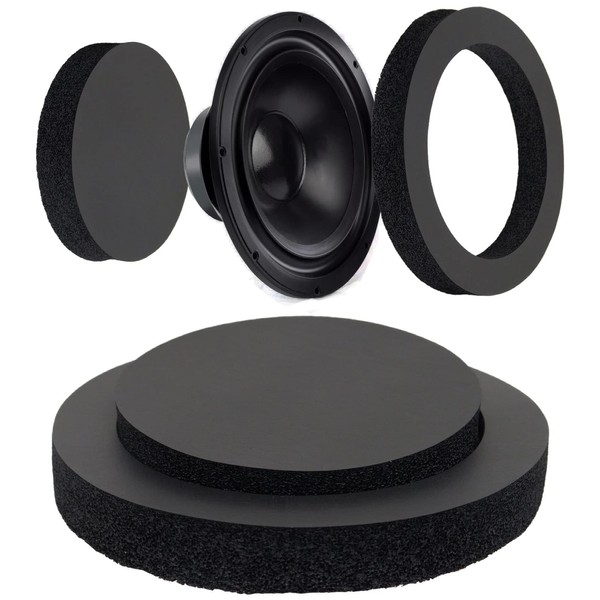 BENLIUDH Car Door Speaker Fast Rings Foam Bass Blockers, Car