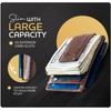 Money Clip Leather Wallet For Men Slim Front Pocket RFID