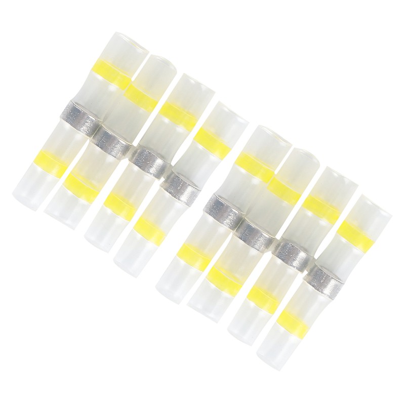 150Pcs Solder Seal Wire Connectors Heat Shrink Butt Connectors Waterproof