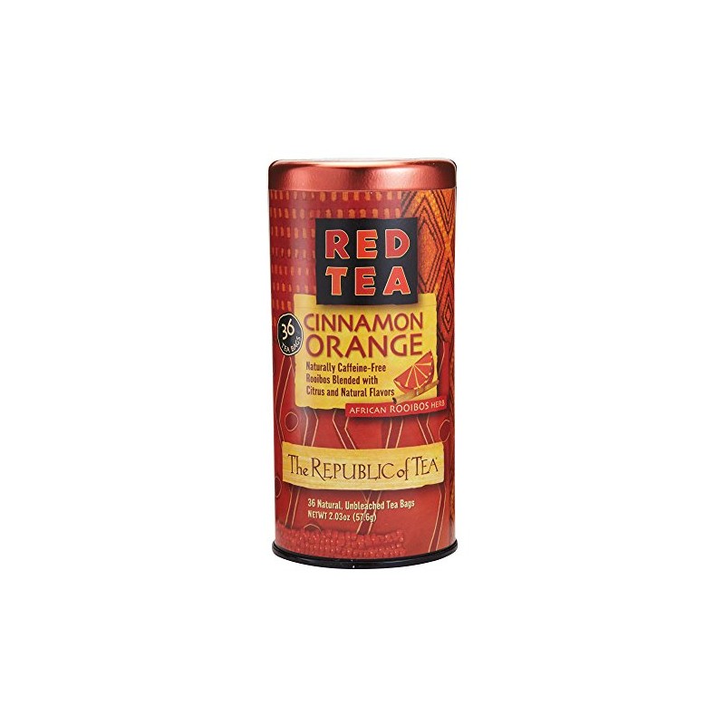 The Republic Of Tea Cinnamon Orange Red Tea, 36 Tea