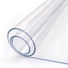 30 x 96 " Clear Plastic Dining Table Protector Tablecloth Desk Pad Mat Wooden Furniture Coffee Glass End Side Banquet Dinner Pub Bar Table Cloth Top Protection Cover Waterproof Rectangular PVC Vinyl