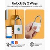 Fingerprint Padlock, AICase Bluetooth Lock APP Remote Unlock, Smart Padlock,Fingerprint