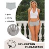 FINETOO Boyshort Underwear for Women Cotton Boxer Briefs Full Coverage
