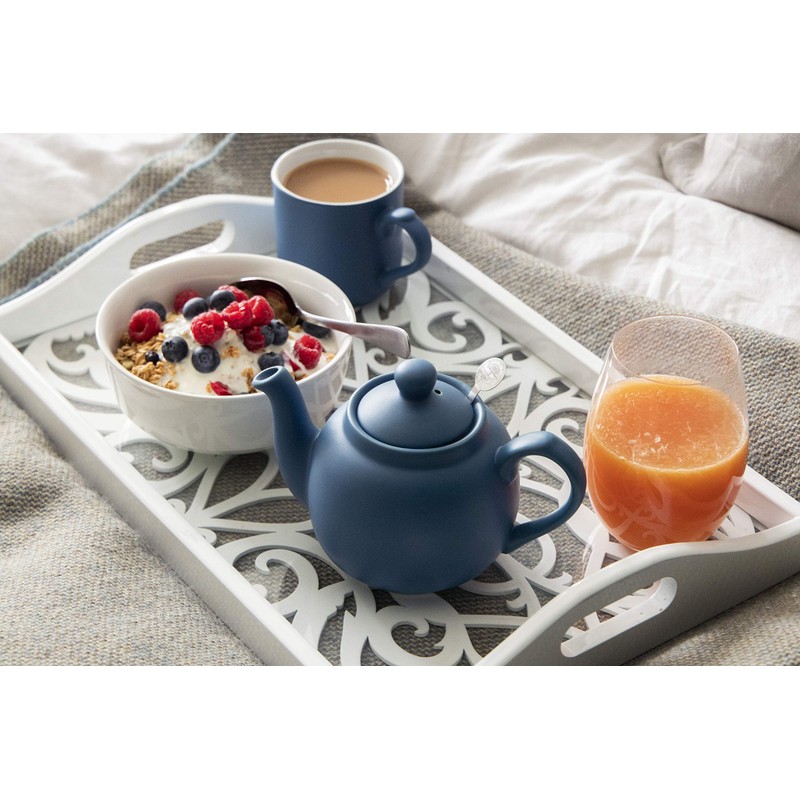 London Pottery Farmhouse Teapot, Nordic Blue, 2 cup