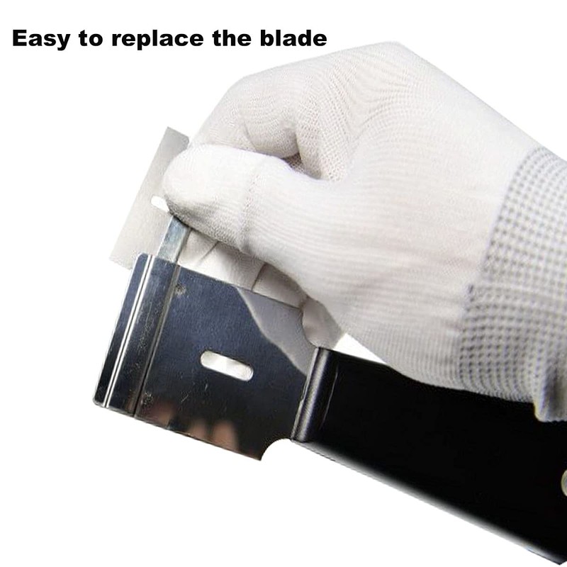WEKOIL Razor Blades Metal Scraper Tool Glass Scraper Stove Top