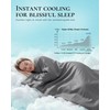 Cooling Comforter, Cold Tech Fabric Cooling Blankets for Hot Sleepers