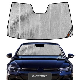 Pigenius Windshield Sun Shade for Volkswagen Golf R/GTI 2022-2025 Front Window Sunshade - AstraGuard