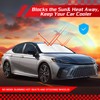ARISMOTOR Windshield Sun Shade for Toyota Camry(XSE XLE SE LE)