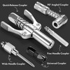BTOBI Grease Gun Coupler Kit with 90 Degree Adapter, 2
