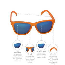 GOODR RUNNING SUNGLASSES - (Orange w/ORANGE Lens)