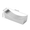 4Pcs Stainless Steel Chopstick Rest Boat Shape Chopstick Spoon Knife