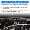 VekAuto 50 Pcs Dome Head Closed Sealing Rivets 4.8mm Grip