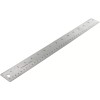 Officemate Classic Stainless Steel Metal Ruler 15" Metric Silver 66612