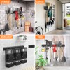 Garage Tool Organizer Wall Mount 11 PCS Garden Tool Organizer