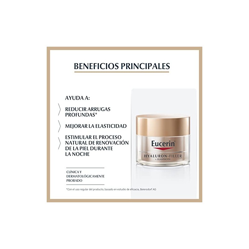 Eucerin Hyaluron-Filler + Elasticity Crema Facial de Noche 50ml