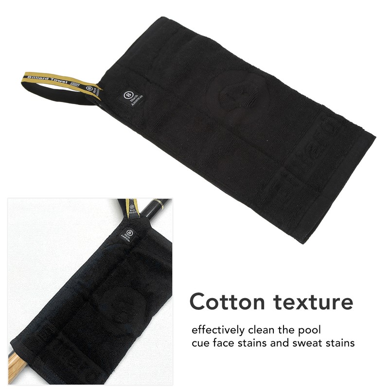 Billiard Cue Cloth Cotton Simple Appearance Printed Towel Pool Cue