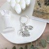 MUCOOS Cowboy Style Key Chain, Boot Hat Key Ring Accessories,