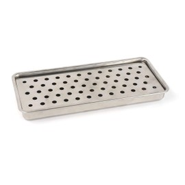 RSVP International Cleaning Collection Stainless Steel Sink Tray, 9.75x4.75x0.75