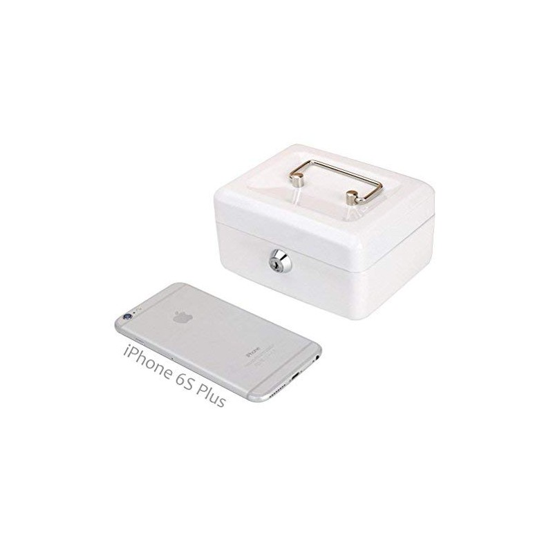 Jssmst CB0801S Hand Safe, Key Lock, Metal, Mini Size, Lightweight,