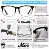 MARE AZZURO Blue Light Blocking Reading Glasses Women Computer Readers