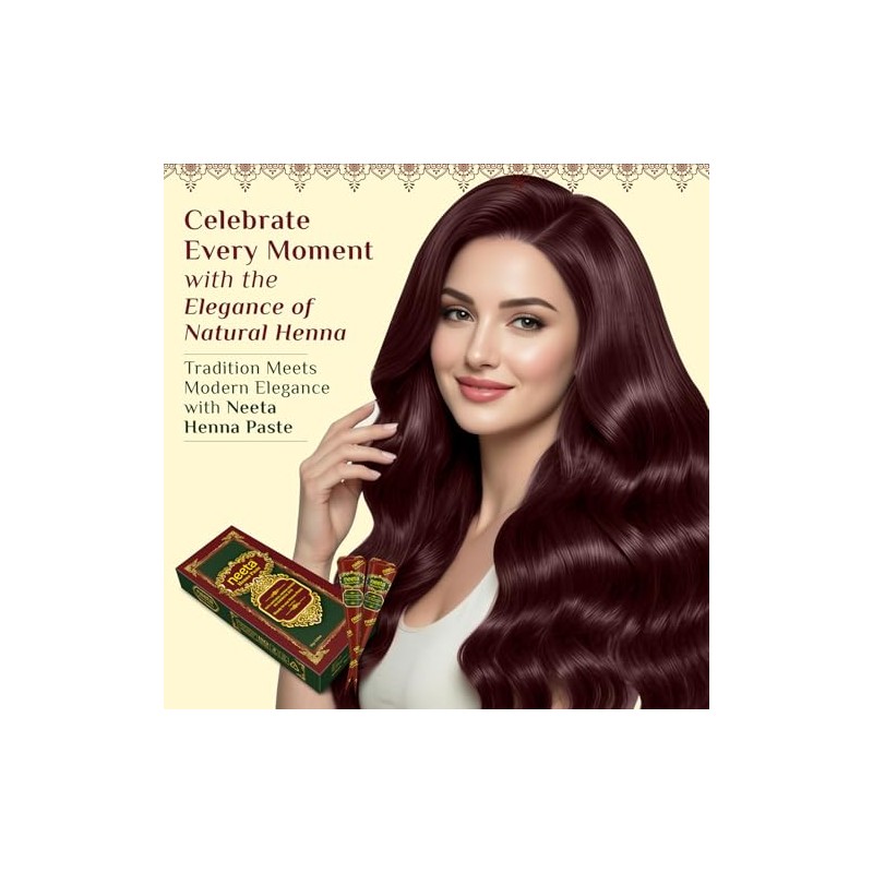 Neeta Ready-to-Use Henna Paste for Hair – Herbal Henna-Based Formula
