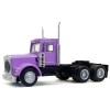 DCD Kenworth W900 Short Day Cab Purple 1/87 (HO) Plastic Model Car by Promotex