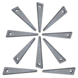 Drive in Hammer in Vine Eyes 75mm Hardened Steel Traditional Hammer in Vine Eyes for Garden Fixtures (Pack of 10)