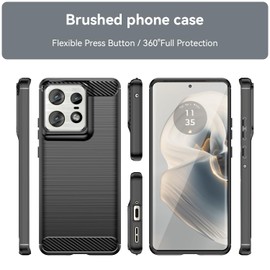 [Moahsiuny] For Moto Edge 50 Pro / Moto Edge 50s Pro Case Moto Edge 50 Pro / Moto Edge 50s Pro Soft Case Protective Cover