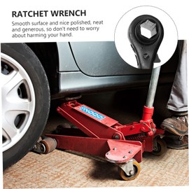 WOONEKY Special Ratcheting Wrench Pointed Tail Style Heat-treated Steel Corrosion-resistant Quick Emergency Repairs