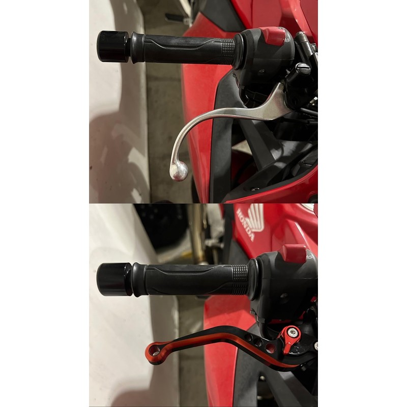 PROCNC Motorcycle Double Color Short Adjustable Brake Clutch Levers for