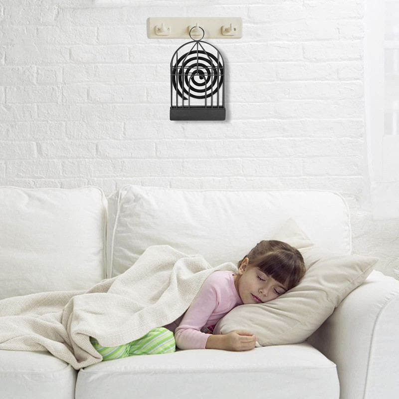 Mosquito Spiral Holder, Portable Mosquito Spiral Container, Incense Sticks Holder,