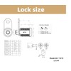 “Goodheng Locks Tubular Cam Lock - Keyed Alike Offset Cam