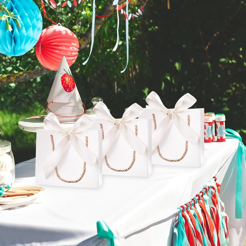 22 Pack Mini Gift Bags with Handles 14× 6× 12cm